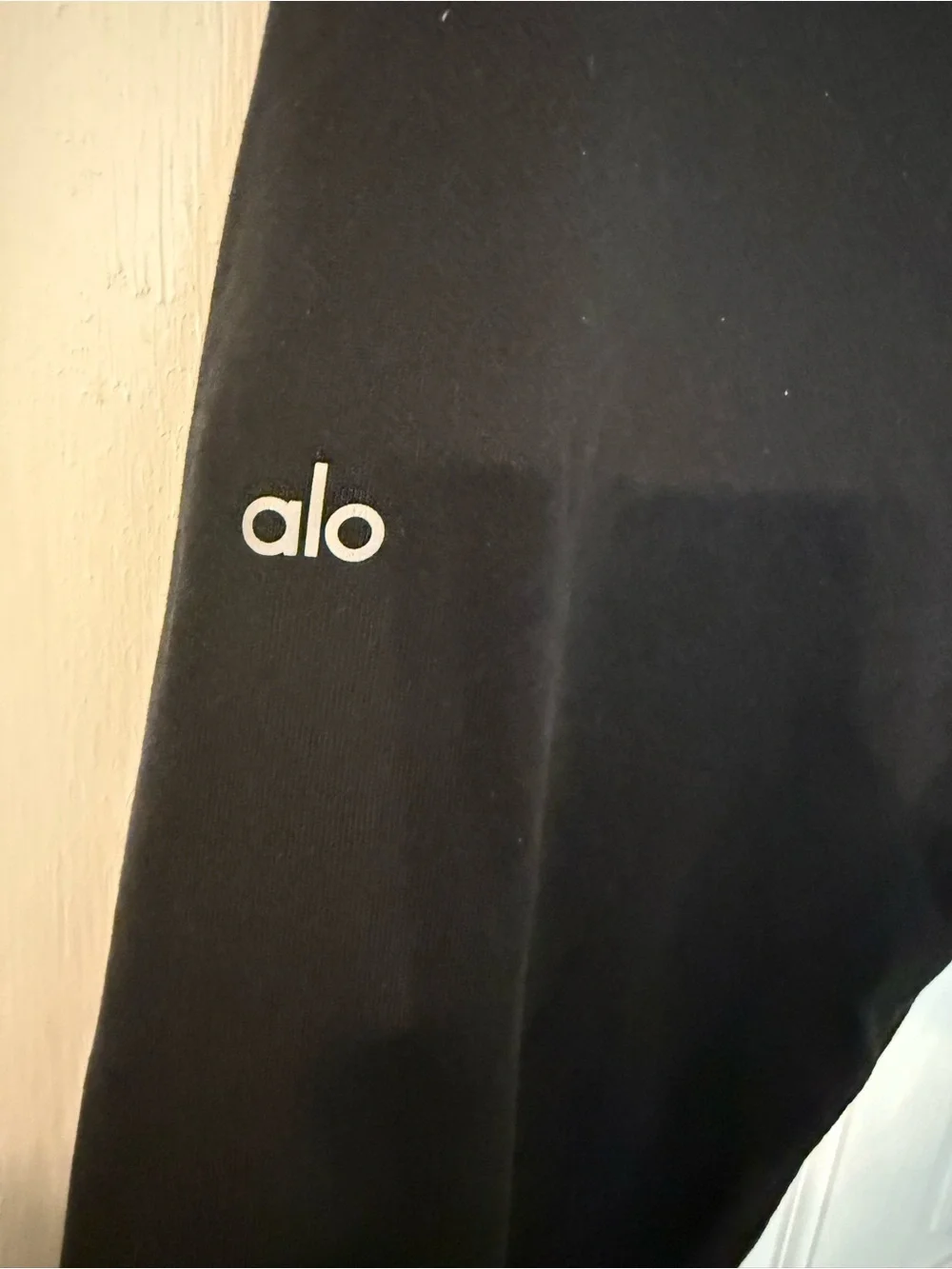 ALO Yoga Black Women's Drawstring Sweatpants with Zipper Pockets M